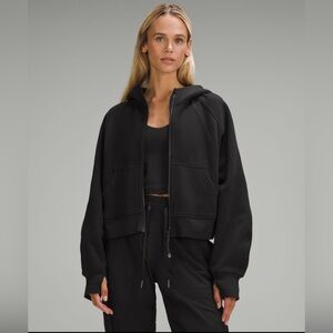 Lululemon black scuba full zip hoodie